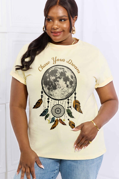 Simply Love Full Size CHASE YOUR DREAM Graphic Cotton Tee