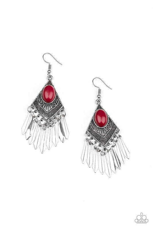 Mostly Monte-ZUMBA Red Earrings