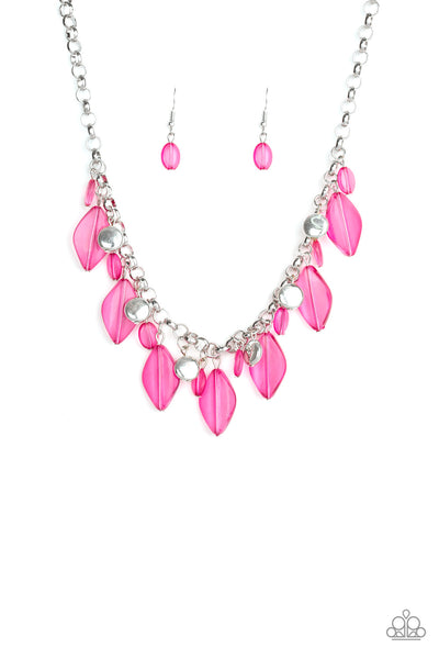 Malibu Ice Pink Necklace Set