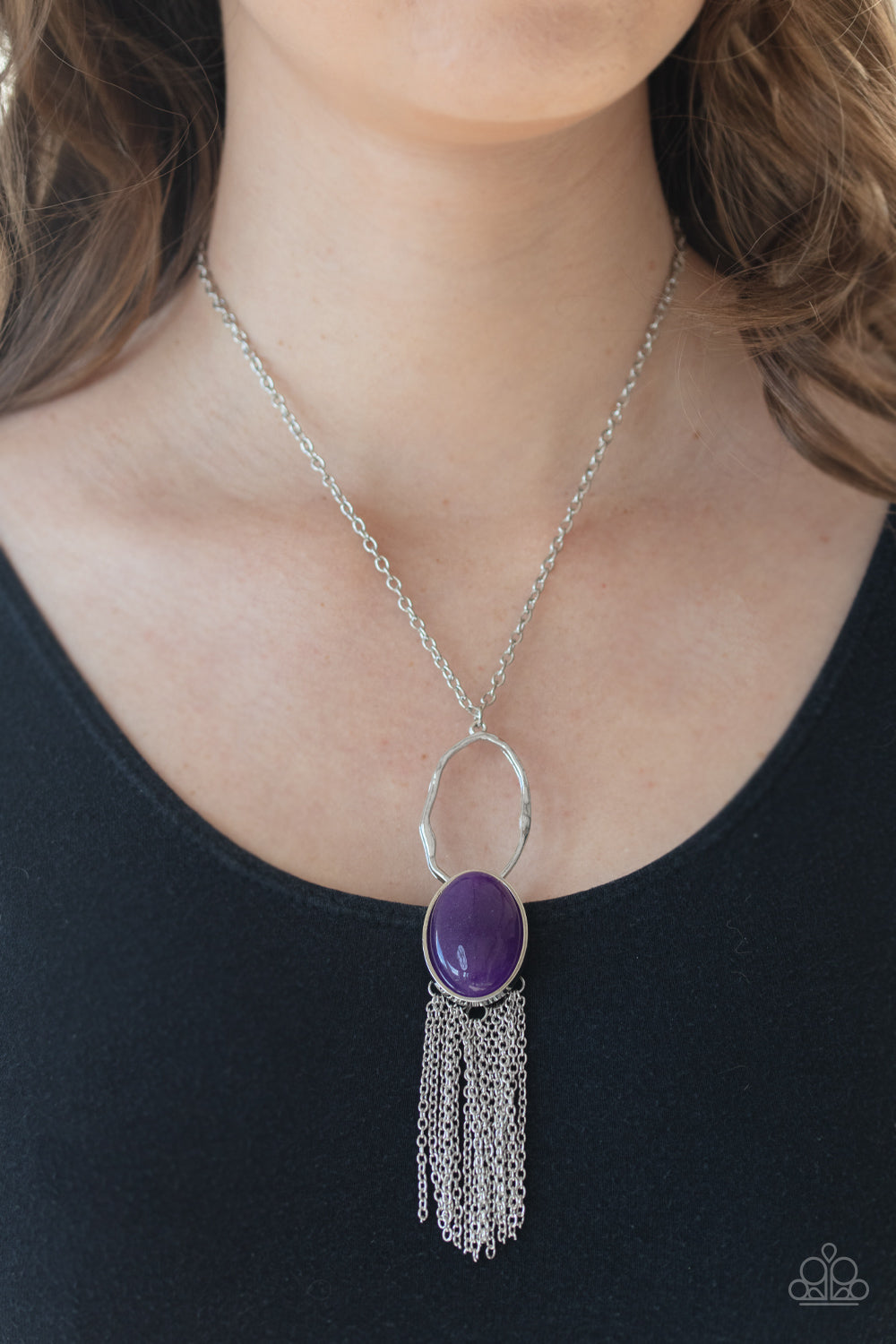 Dewy Desert Purple Necklace Set