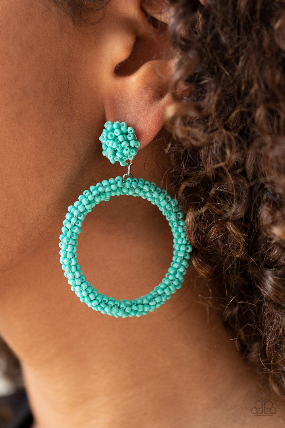 Paparazzi Accessories Be All You Can BEAD Blue Earrings