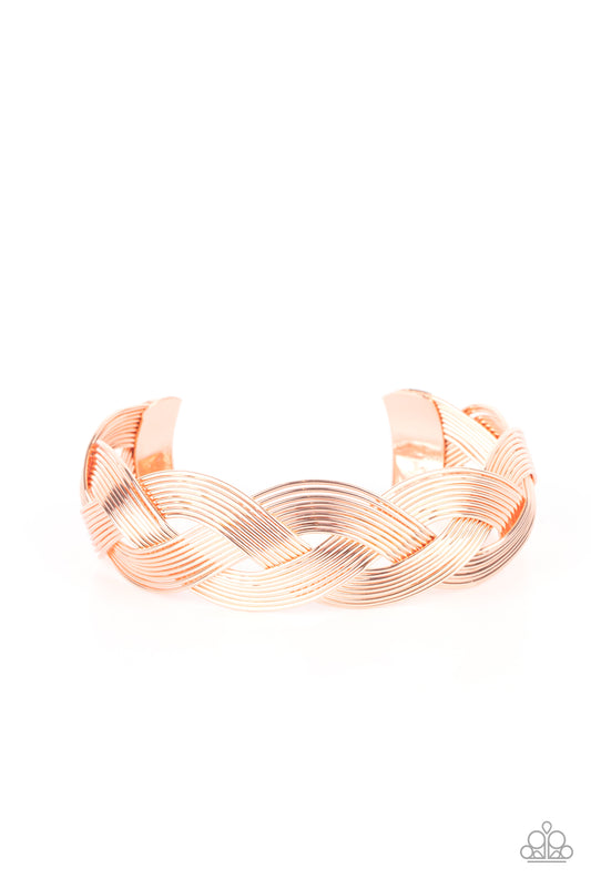 Woven Wonder Copper Bracelet