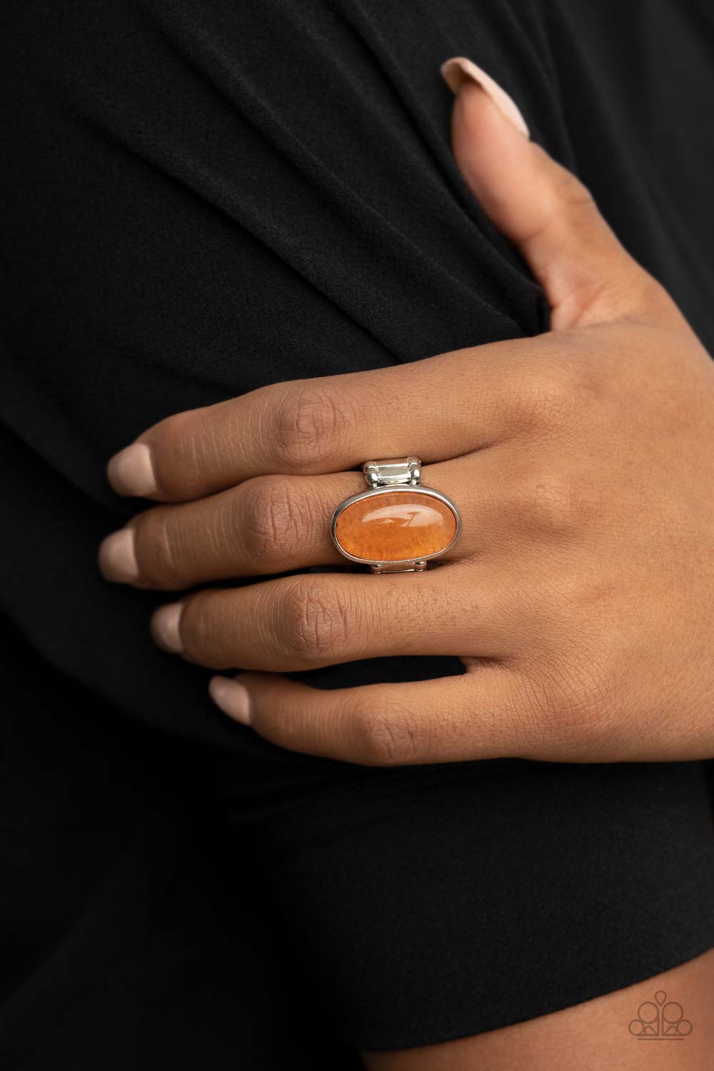 Mystical Mantra Orange Ring