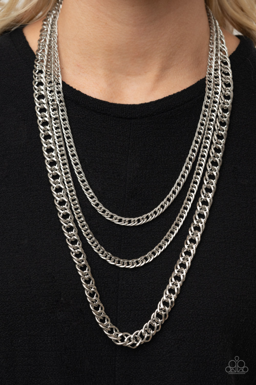 Chain of Champions Silver Necklace Set