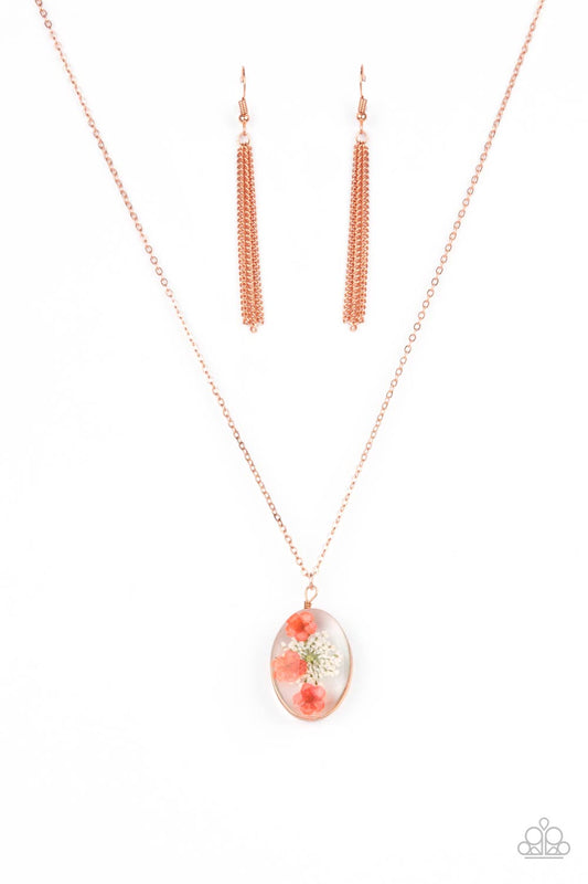 Sweet Sentiments Copper Necklace Set