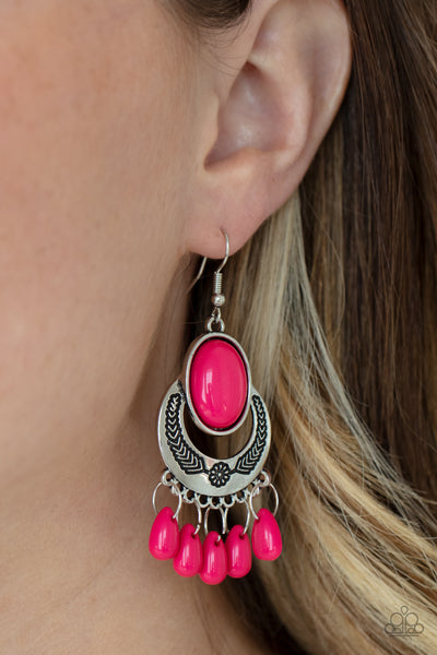Prairie Flirt Pink Earrings