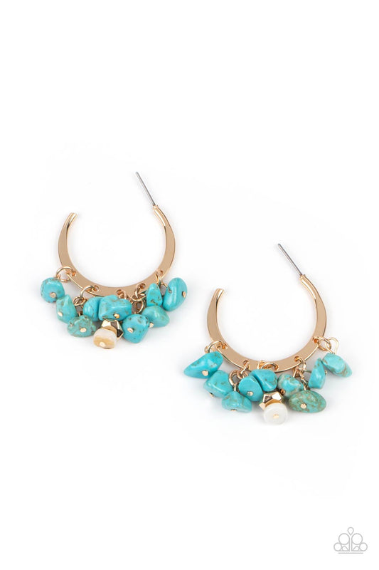 Gorgeously Grounding Gold Earrings