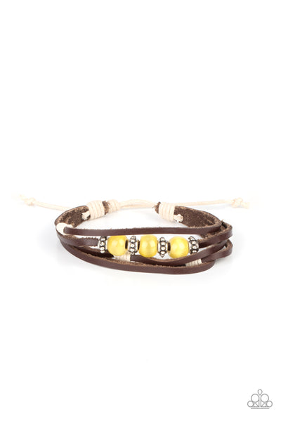 Homespun Radiance Yellow Bracelet