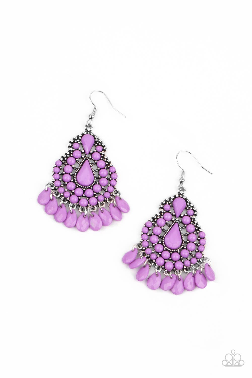 Persian Posh Purple Earrings