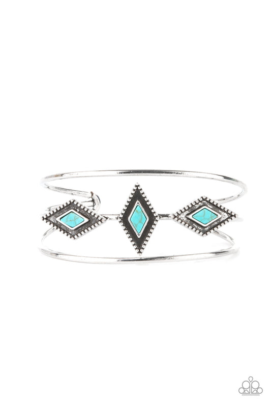 Desert Diamondback Blue Bracelet