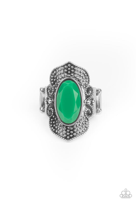 Taj Mahal Trendsetter Green Ring