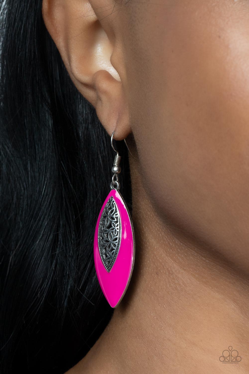 Venetian Vanity Pink Earrings