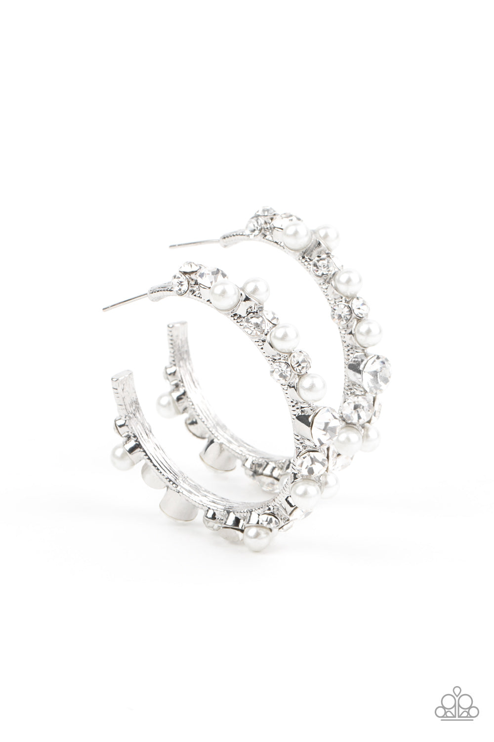 Let There Be SOCIALITE White Earrings
