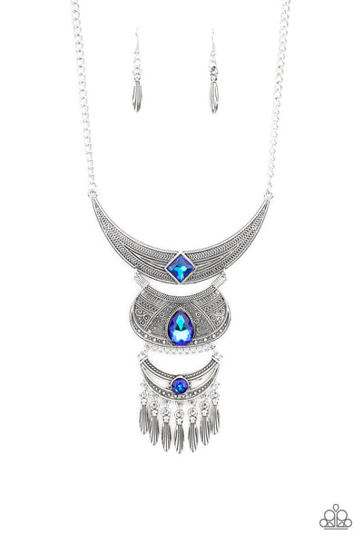 Lunar Enchantment Blue Necklace Set