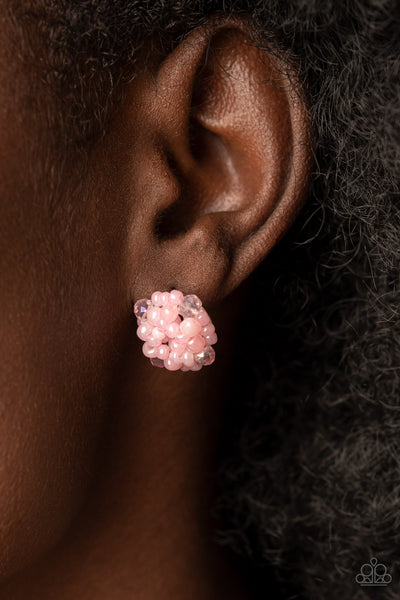 Bunches of Bubbly Pink Earrings